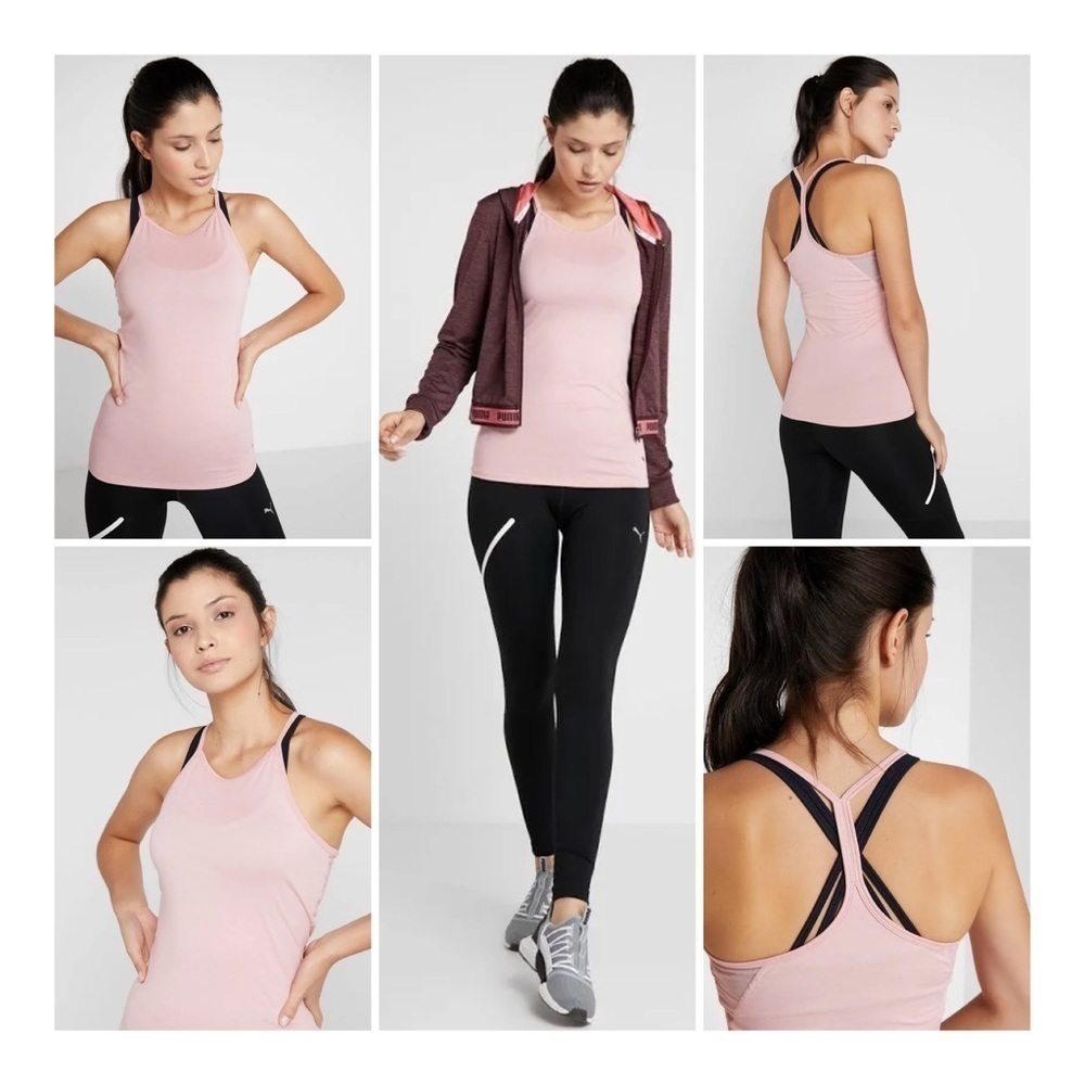 PUMA DRYCELL Studio Racerback Tank / Dusty Pink